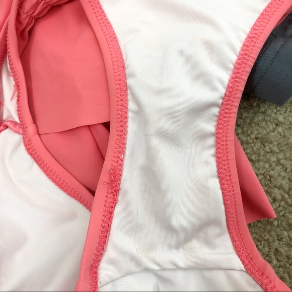 LANDS' END Coral Tankini Swim Bathing Suit Size 2 - Picture 8 of 8